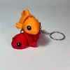 可動フィッシュフィギュア 3Dプリント フレキシブルフィッシュ