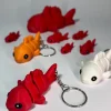 可動フィッシュフィギュア 3Dプリント フレキシブルフィッシュ